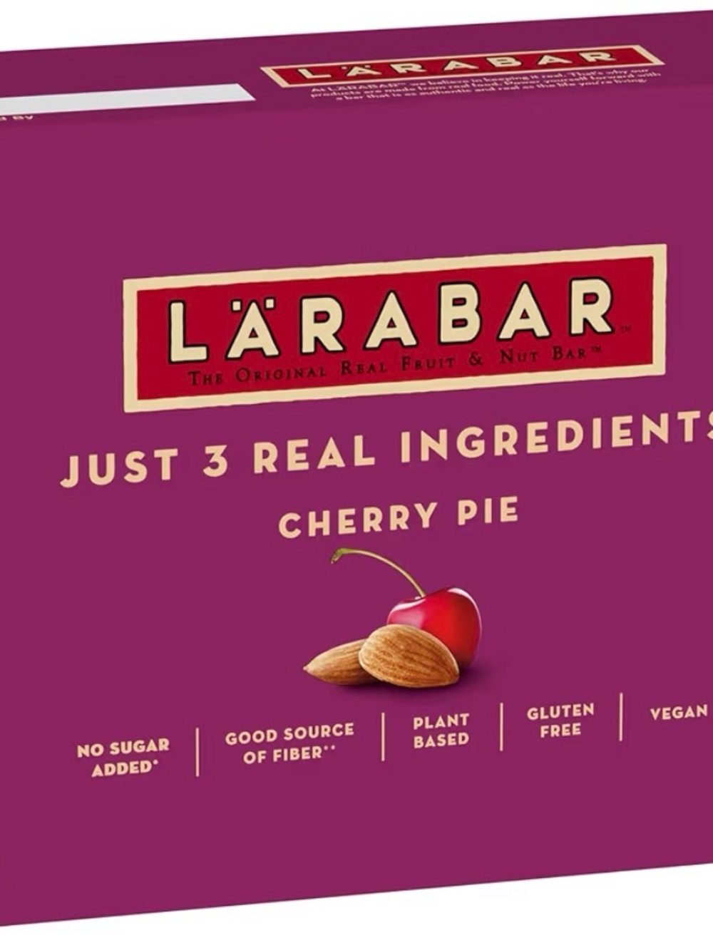 Sugar Free LÄRABAR Cherry Pie Fruit & Nut Bars - Vegan $ Gluten Free